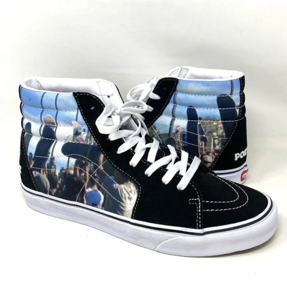 💖MEGA SALE💖VANS SK8-HI MOCA Frances Black Women Suede Canvas VN0A5KRHA55